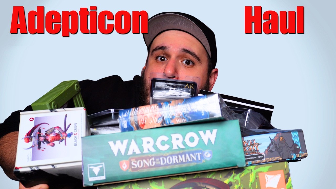 Покупки на AdeptiCon 2026 + Бесплатный подарок