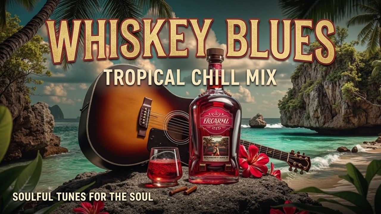 Coastal Whiskey Blues | Relaxing Blues Guitar and Ocean Blues Vibes for a Calm Evening