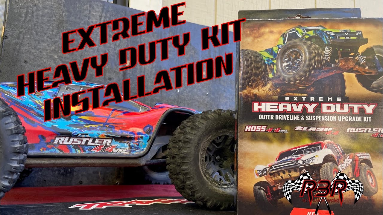 Как установить комплект Extreme Heavy Duty на Rustler 4x4