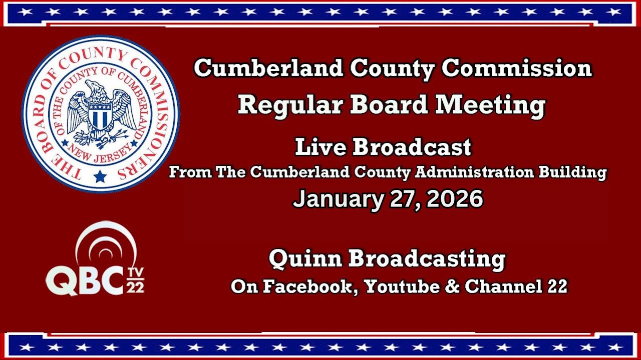 Cumberland County Commissioners Regular Board Meeting January 27, 2026