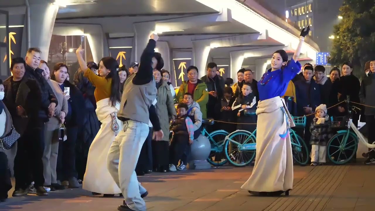 藏族舞《金匙祈舞》🌹Tibetan dance 💖  tibetan guozhuang dance💖tibetan song💖