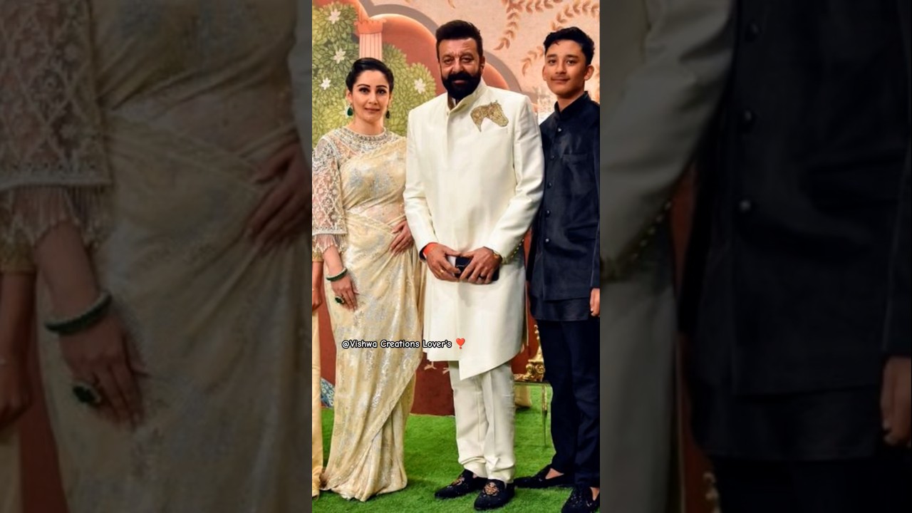 Sanjay Dutt Family 👪 Wife Manyata Dutta and Children 💖 😍👫Sweet Family #sanjaydutt #family ✨Bollywood