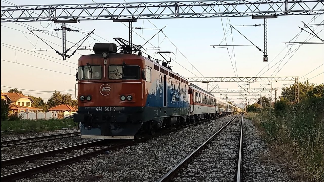 SRB-SV 441-601 and OPTIMA Express agency passenger train, Markovac