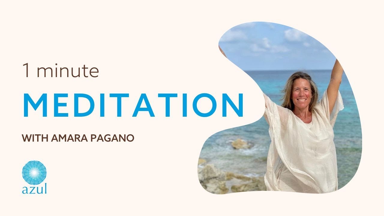 One Minute Embodied Meditation w/ Amara Pagano • Teacher & Founder of @azulembodiedawakening
