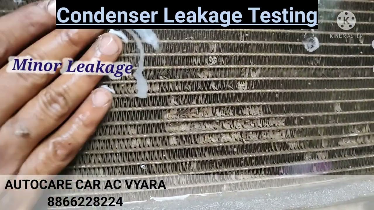 Car Ac condenser Leakage Testing