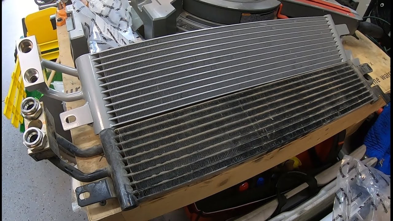Mishimoto Transmission Cooler install on JT, MMTC-JL-18SL Jeep Gladiator 3.6