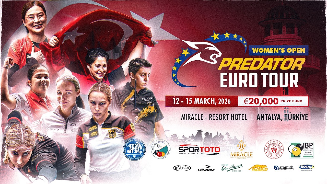 TABLE 2 ▸ PREDATOR EUROTOUR TURKISH OPEN 2026 - Day 1 - Part 4