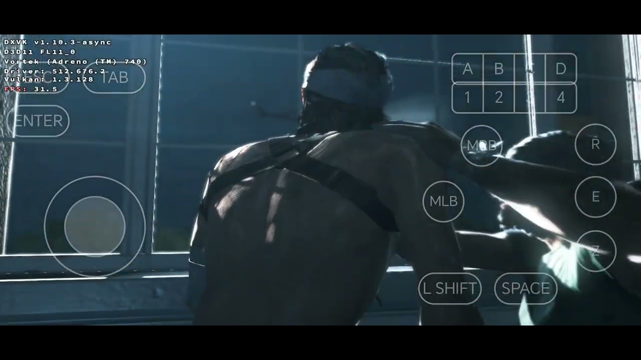 Star 11-2 (Winlator@Frost) | Metal Gear Solid V | Honor Magic 5 Pro (Snapdragon 8 Gen 2, Adreno 740)