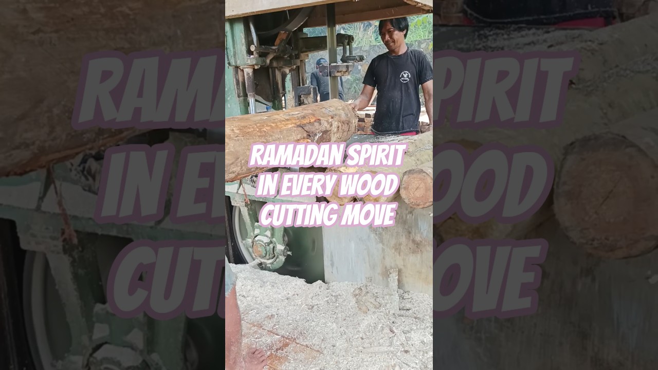Ramadan Spirit in Every Wood Cutting Move #wood #wheelsaw #woodworking #rhamadan #2026 #oprator #bkl