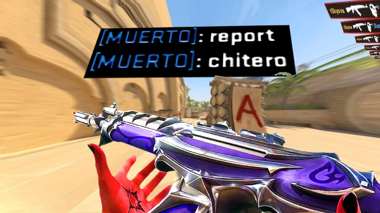 C&oacute;mo Se Ve el AIM de VALORANT en CS2 (demon aim)