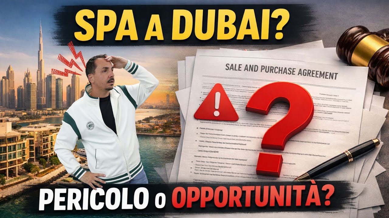 SPA a Dubai: cos’è davvero il contratto off-plan e perché NON dovrebbe spaventarti