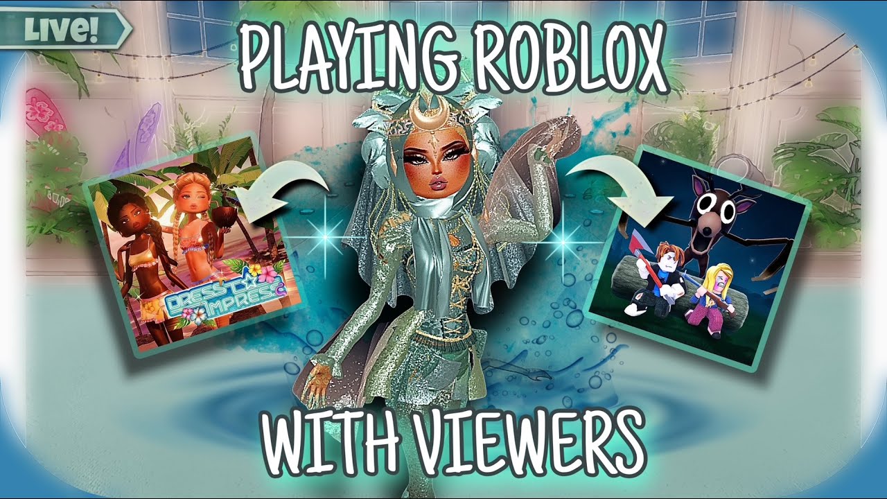 Play Roblox with me | DTI  Live #dresstoimpress #roblox #shorts