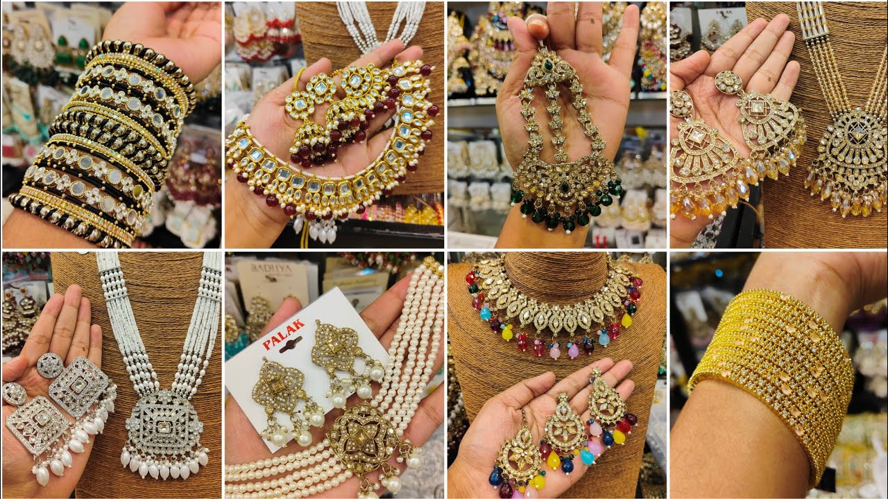 New Stock Update /Diamond Cut Churi, jhapta,kundan necklace, krystal sita, choker collection 
