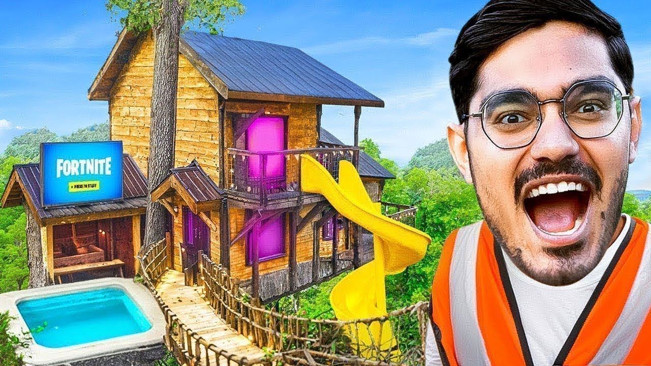 We Made a Real Tree House😱 We made a wonderful house on a tree Part 1