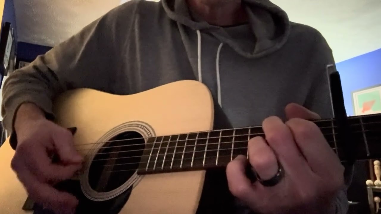 Martin Acoustic Guitar Through Fender Blues Deluxe Tweed Amp @martinguitar @fender @billystrings 