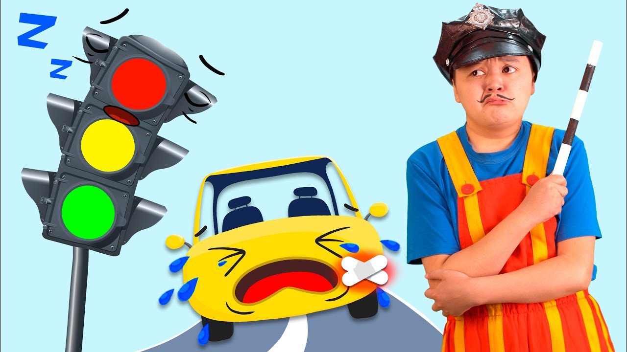 Sleeping Traffic Ligh - Boo Boo Car | Tigi Boo Kids Songs