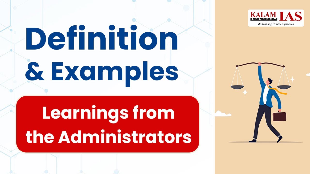 Learnings from the Administrators - Ethics terminologies Series for UPSC by Peeyush Sir