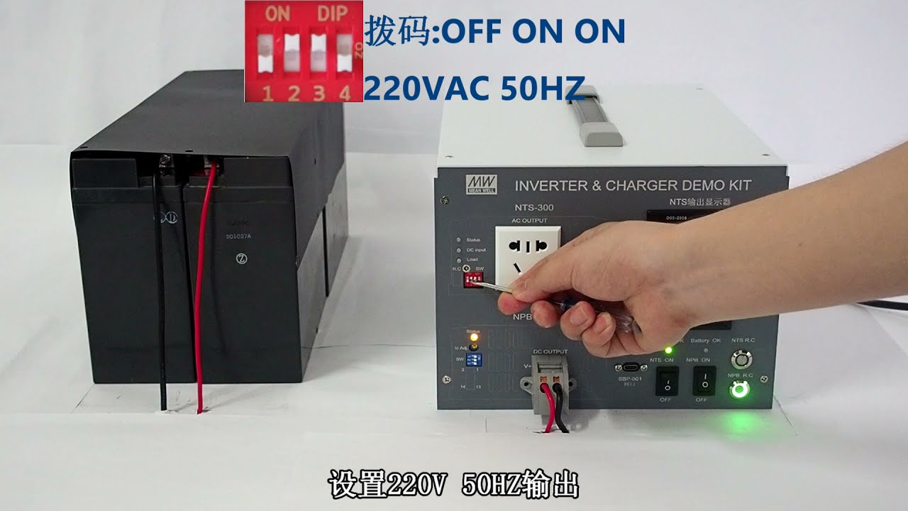 明緯 - NPB/NTS --- 充電器/逆變器组合展示套件