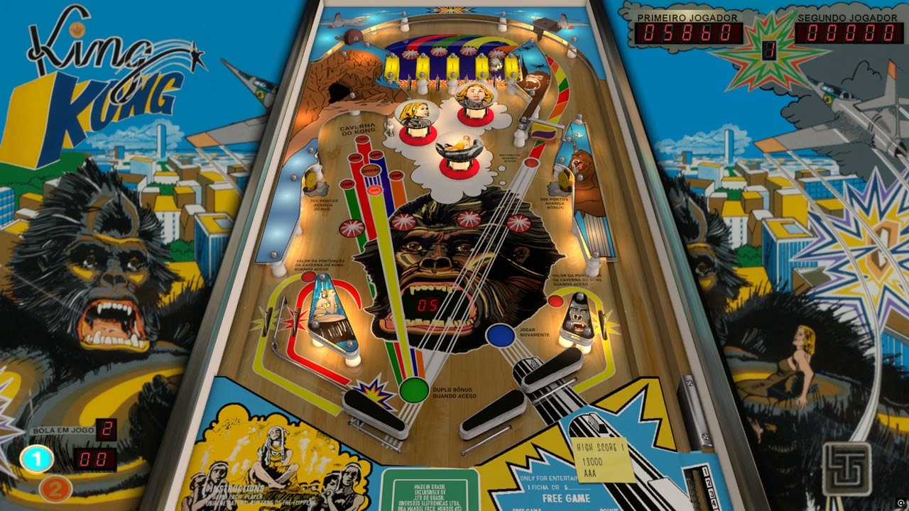 King Kong (LTD do Brasil) (v1.0.0) Pinball VPX