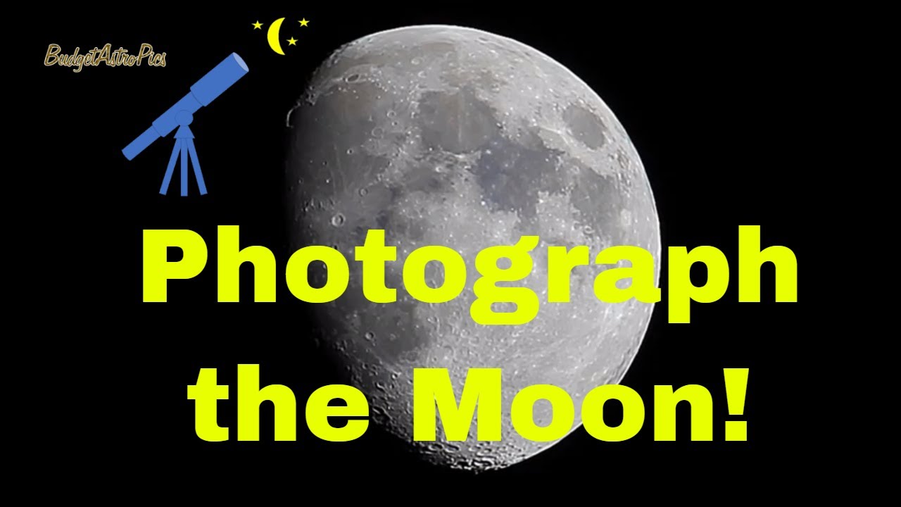 Photograph the moon with your DSLR and a zoom lens!