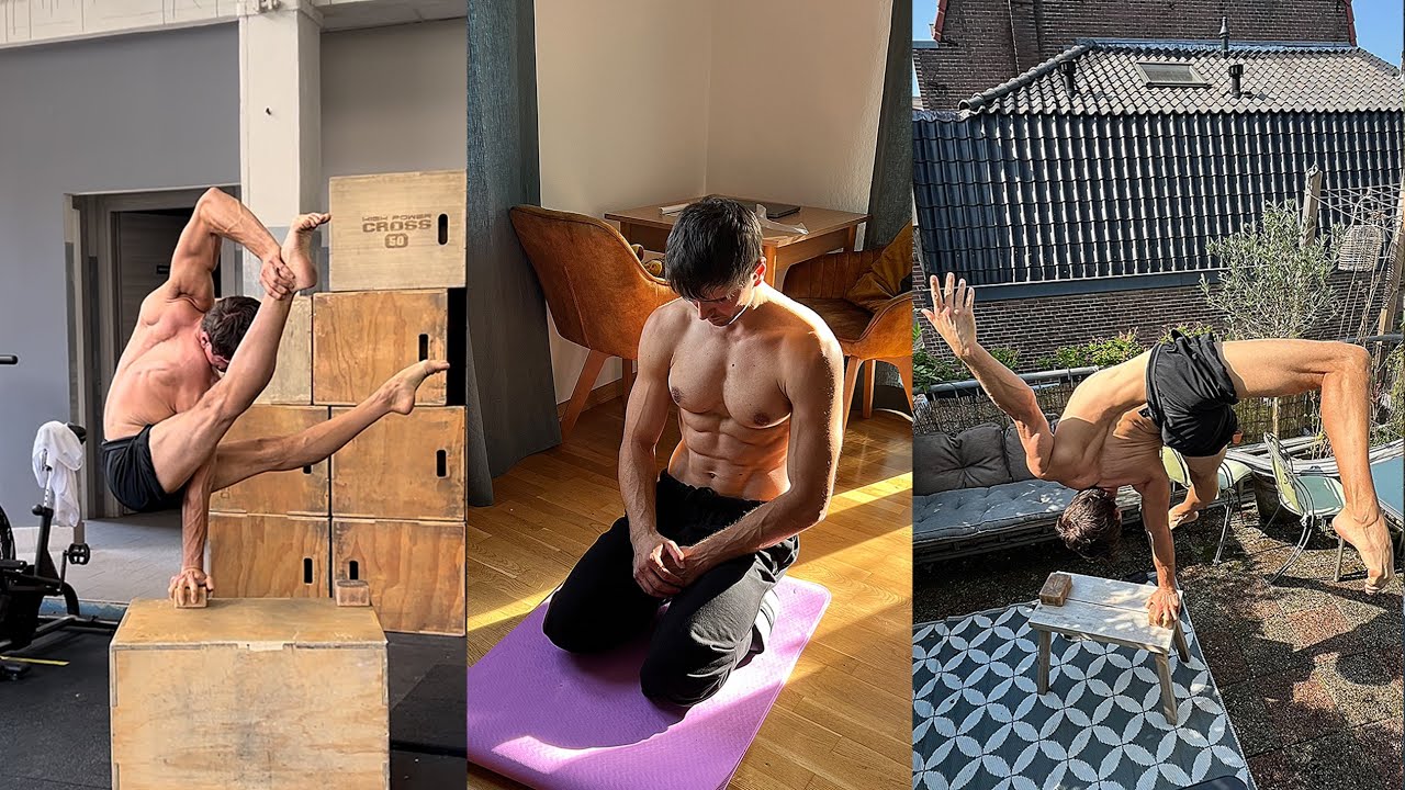 Training compilation of a professional handstand athlete.Motivation 2024