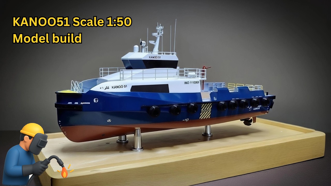 KANOO 50 and 51 Scale 1:50 model build process.Precision Build for Project Visualization