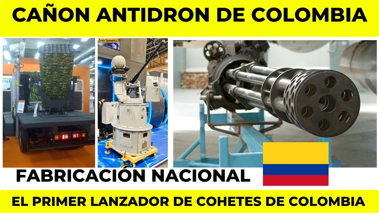 Empresa Colombiana fabrica armas antidron y el primer lanzador múltiple de cohetes