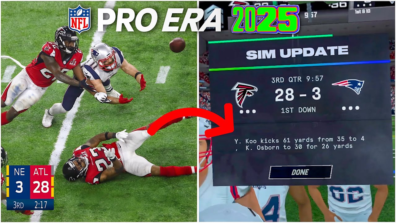 28-3 Comeback Challenge in NFL Pro Era | Recreating the Patriots Historic Win In VR
