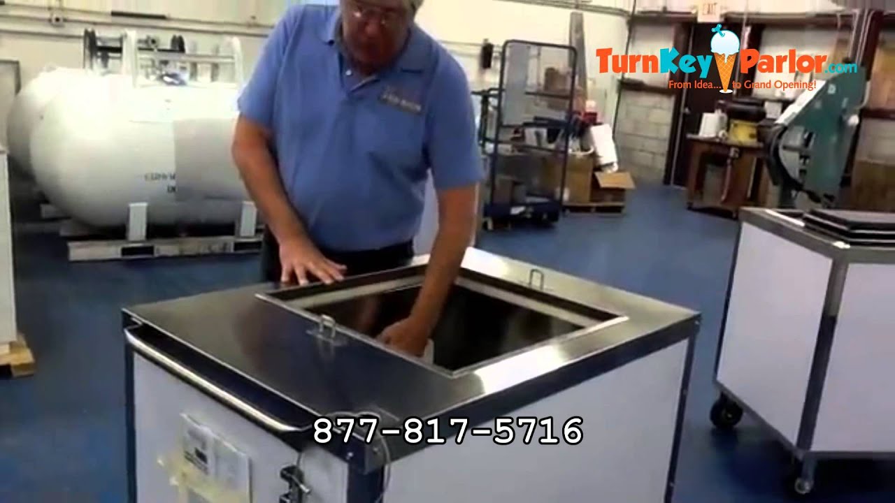 Cold Plate Push Carts for Ice Cream C Nelson