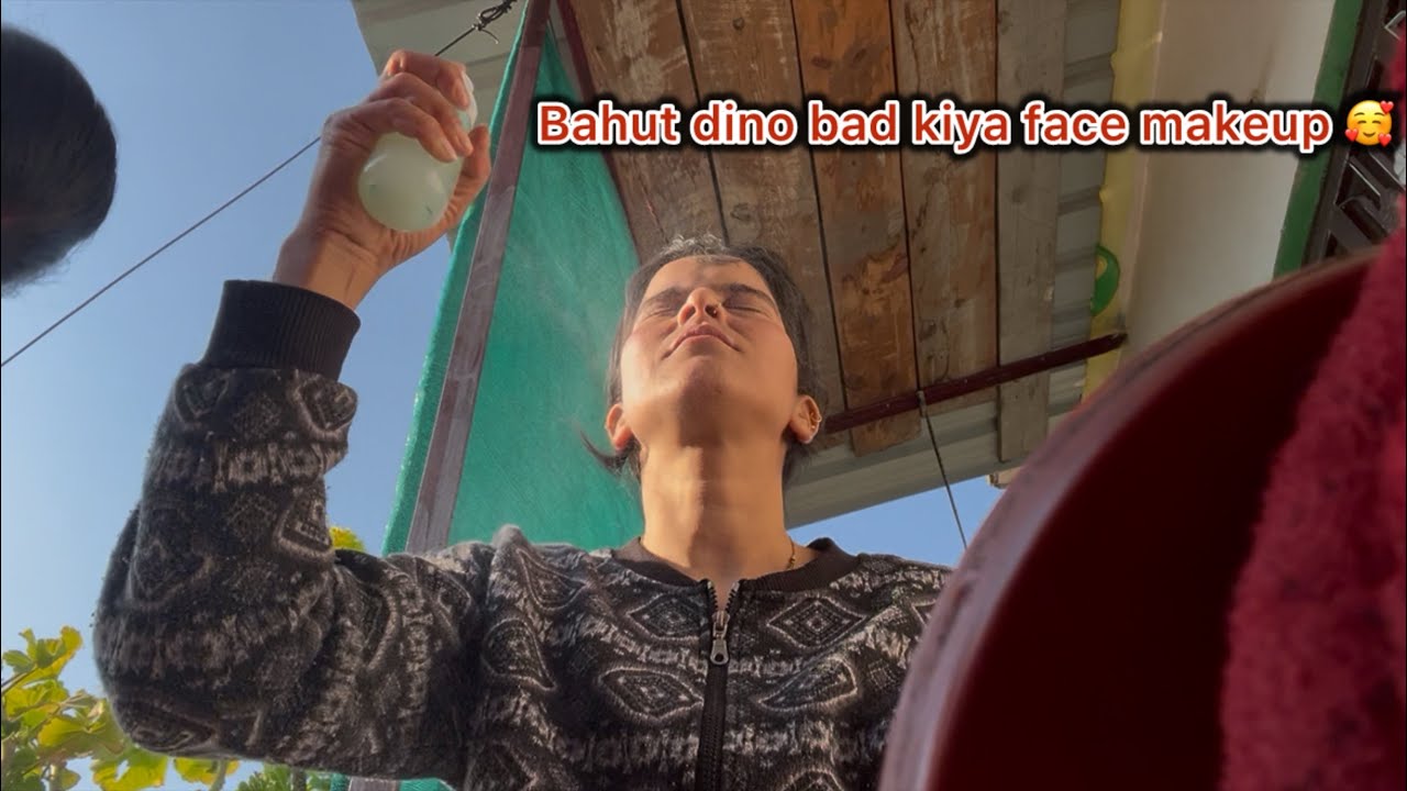 Bahut dino baad kiya makeup 🤗🥰#vlog😍