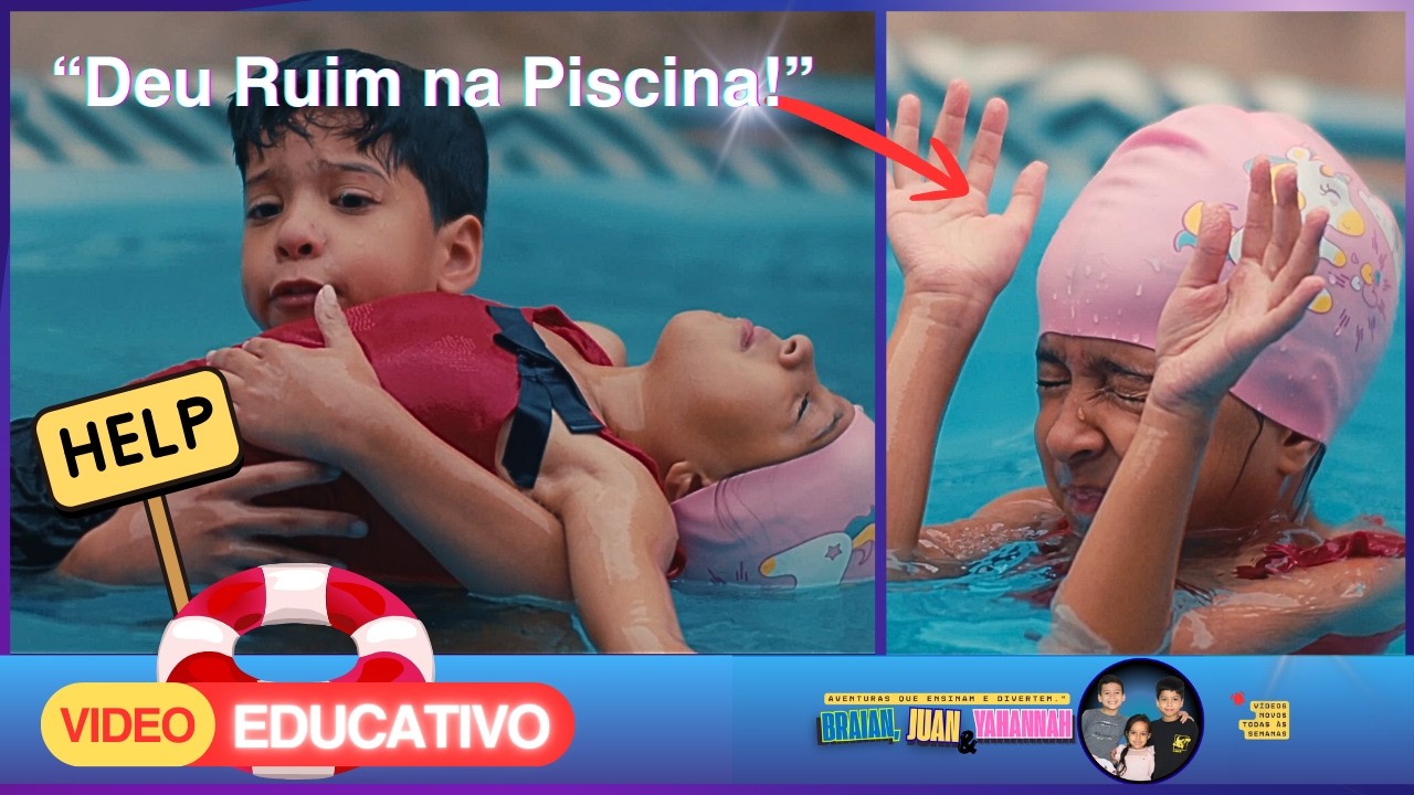 História Infantil Educativa para Crianças |  | Fomos à Piscina Sem Permissão