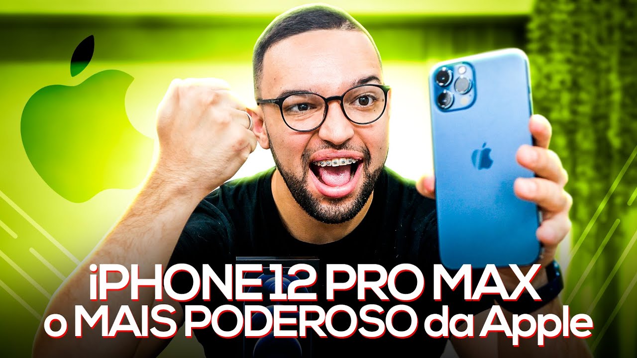 iPHONE 12 PRO MAX | o MAIS PODEROSO da Apple CHEGOU! unboxing e primeiras impressões!!!