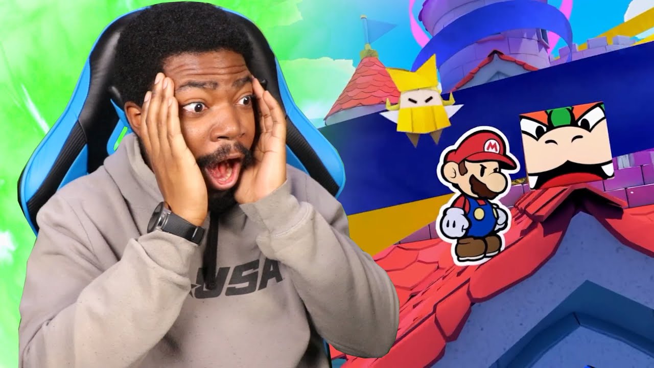 A NEW PAPER MARIO GAME IS COMING TO THE SWITCH!!! Paper Mario The Origami King Reaction!