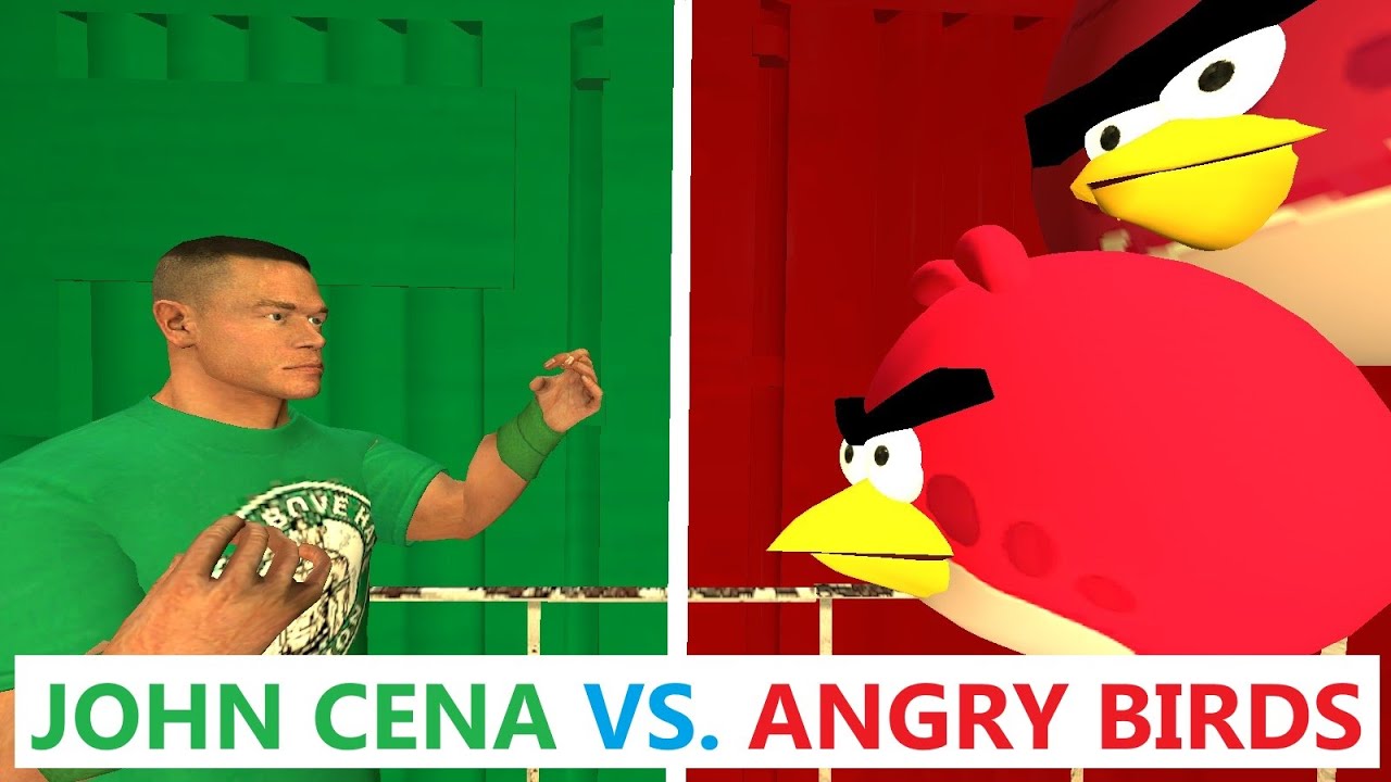 John Cena VS Angry birds