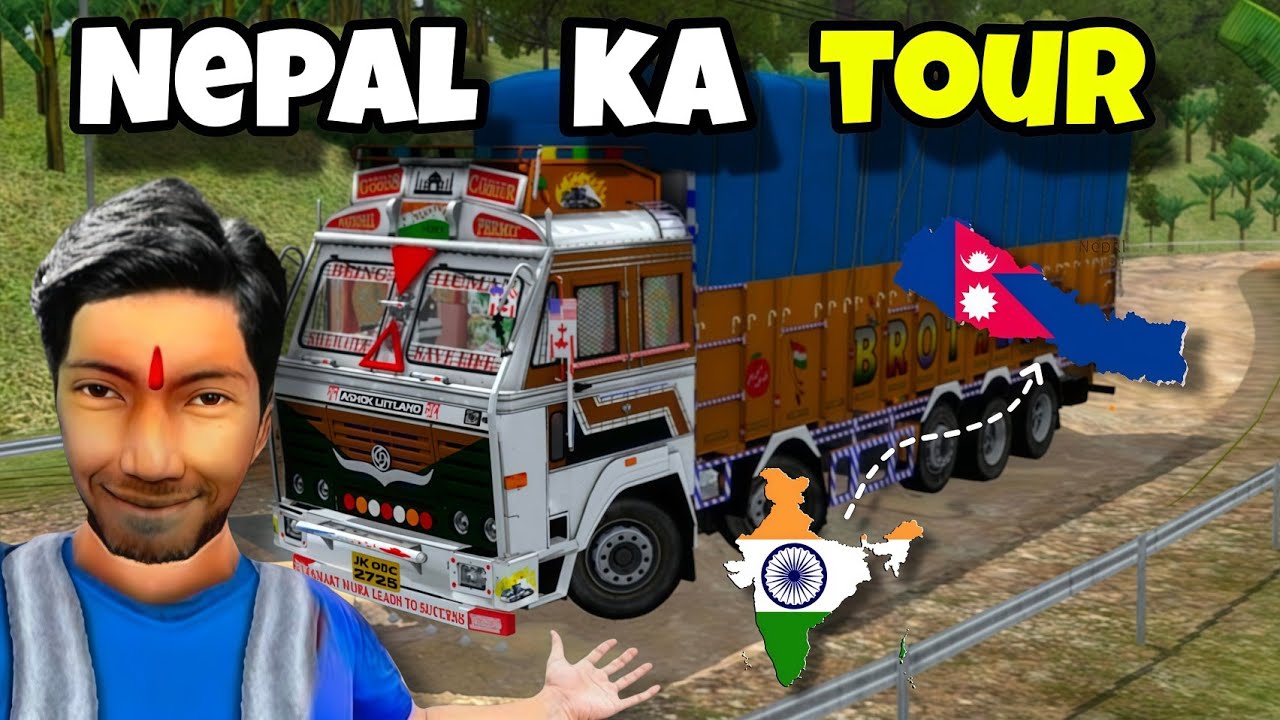 24-Hour India to Nepal Bus Ride! Unexpected Challenges in BUSSID 😱🚌