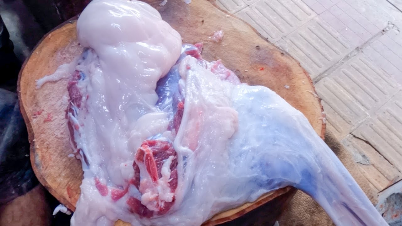Big Goat Mutton Cutting In Goat Market | Mutton Cutting Skills Bangladesh
