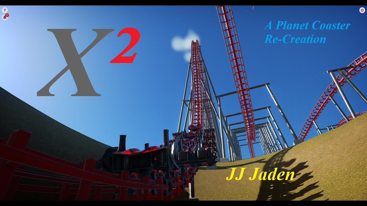 X&sup2; - Six Flags: Magic Mountain - Planet Coaster (POV)
