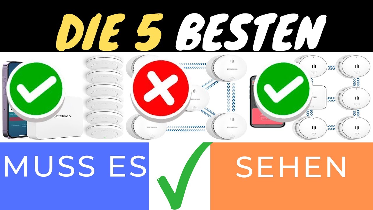 DIE 3 BESTEN VERNETZTEN RAUCHMELDER 2025 🔥📱 | LANGANHALTENDE SICHERHEIT FÜR DEIN ZUHAUSE!