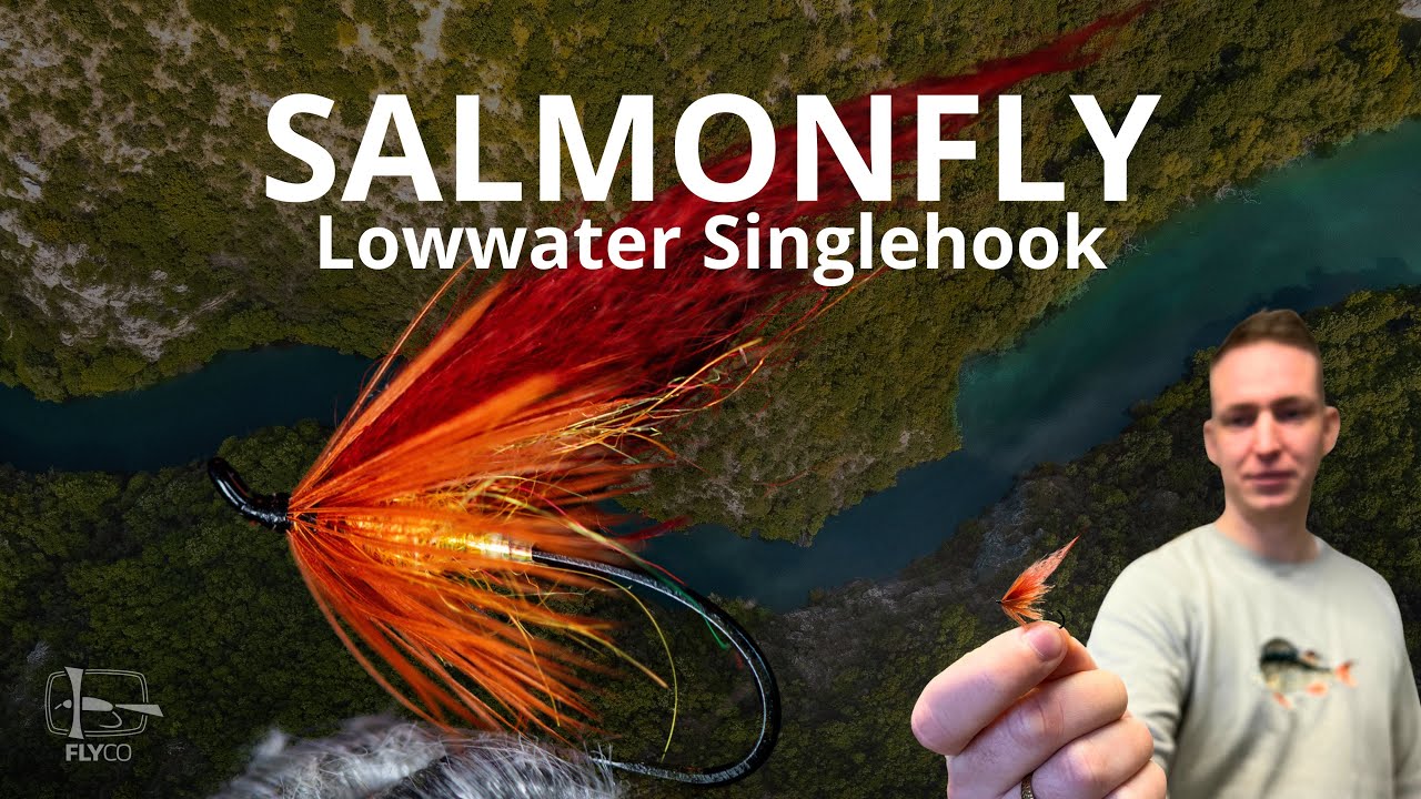 LOWWATER SALMONFLY - Great EASY pattern, for low water/ spooky fish!