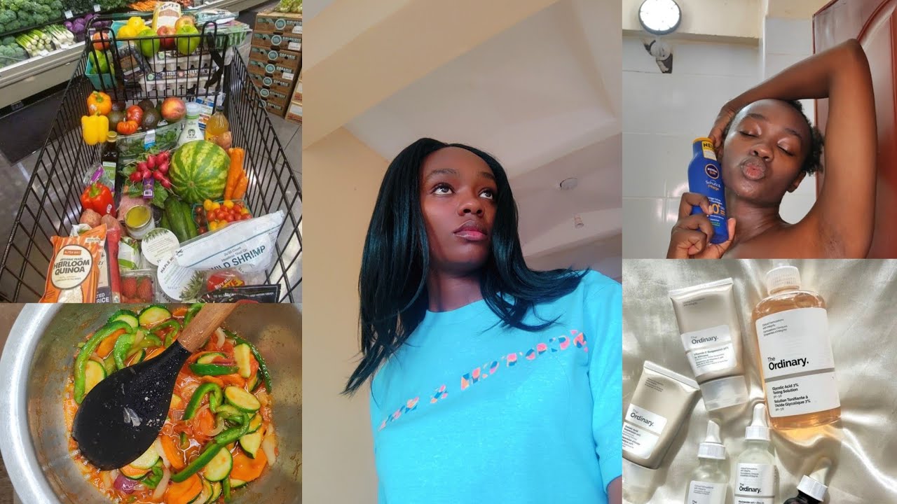 skin care routine, cooking, unpacking......#vlog #livingalonediaries #skincare