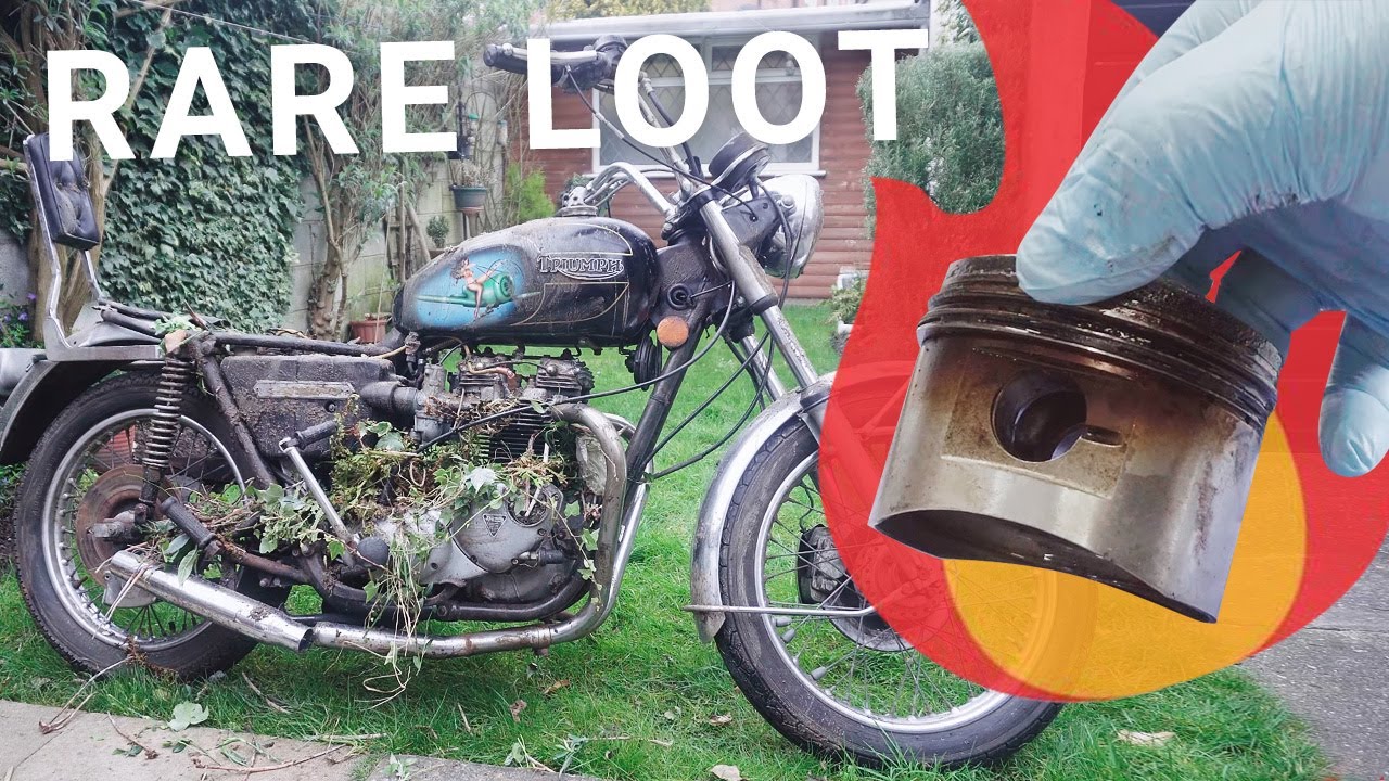 I Found Super Rare Barrels & Pistons In My Barn Find Triumph T140 Bonneville | 08