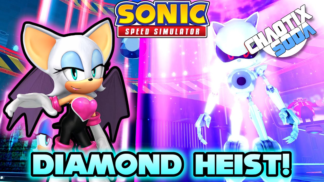 Unlocking Rouge & Chrome Metal Sonic in Sonic Speed Simulator (Diamond Heist Guide)