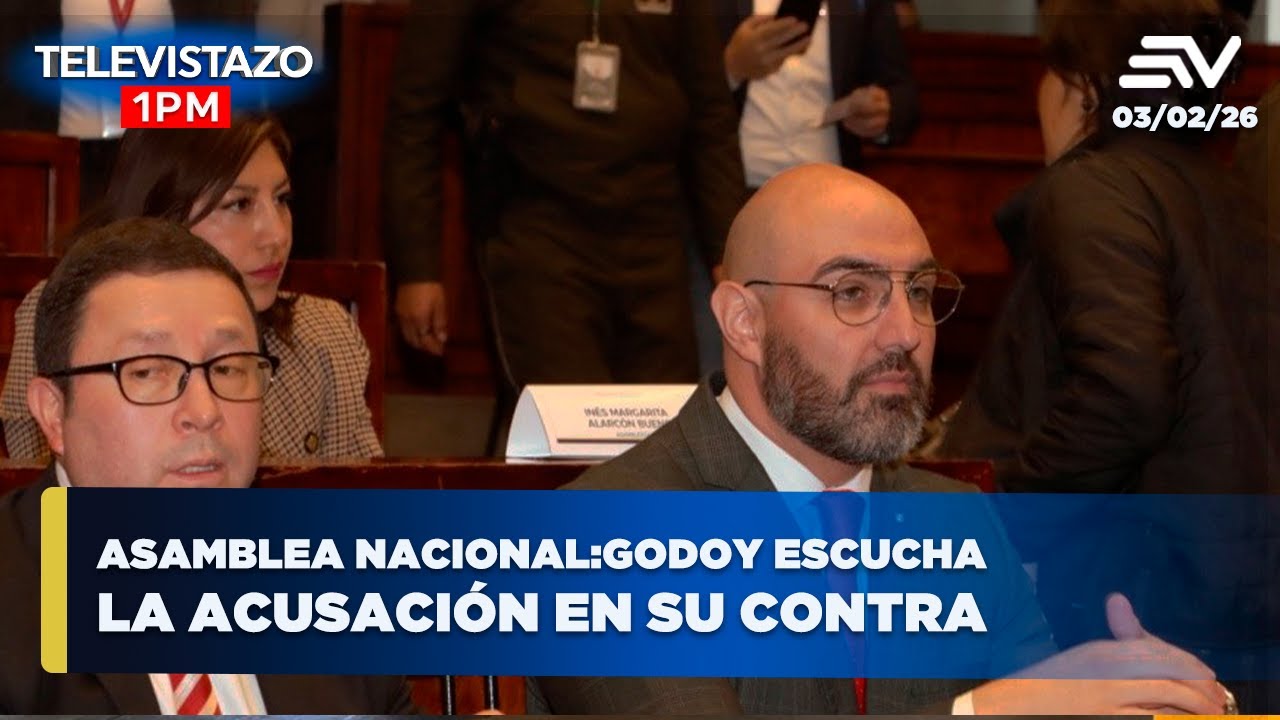 Godoy escucha la acusación en su contra | Televistazo 1PM 🔴 NOTICIAS 3 de febrero 2026