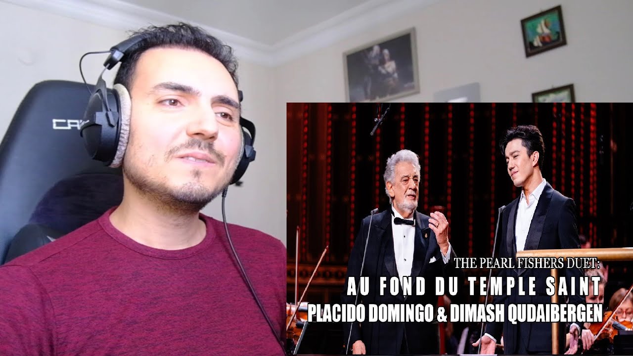 Placido Domingo & Dimash Qudaibergen - The Pearl Fishers’ Duet: Au fond du Temple Saint Reaction