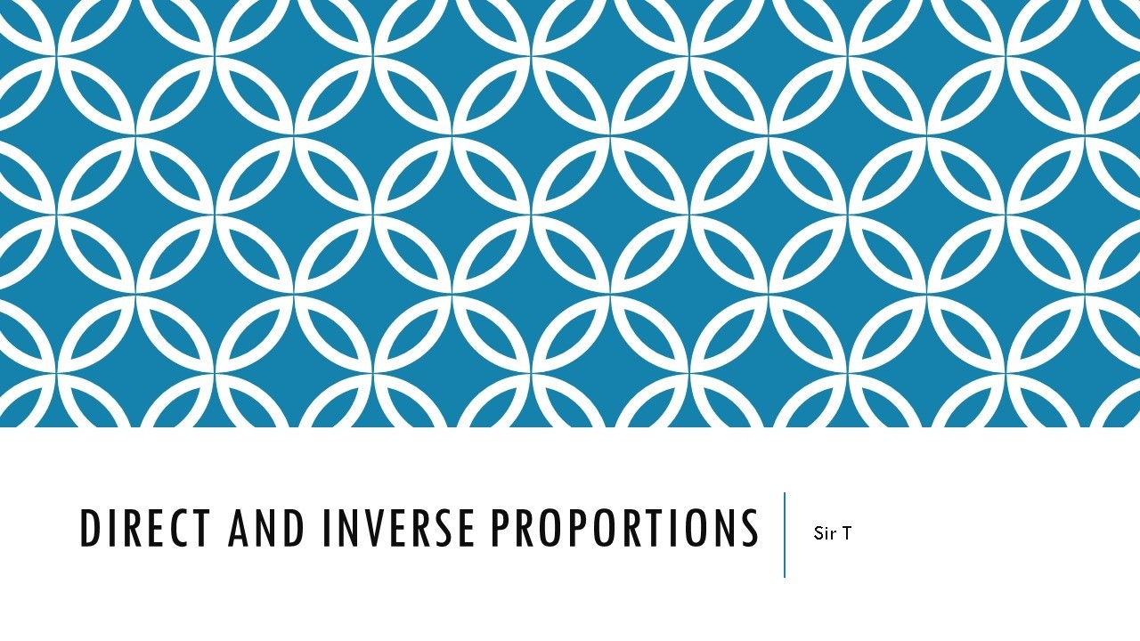 Direct & Inverse Proportion | IGCSE / O Level Quick Revision