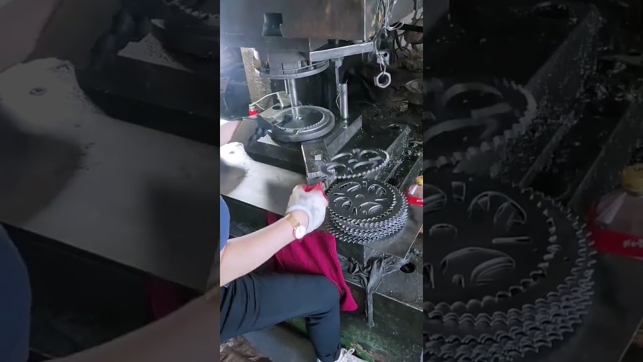 Chain Sprocket Producing In Factory 🏭
