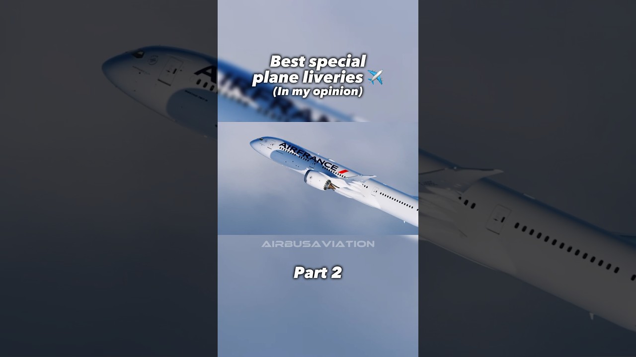 Best special plane liveries ✈️ - Part 2 - #aviation #flight #pilot #planes #airline #fly #livery