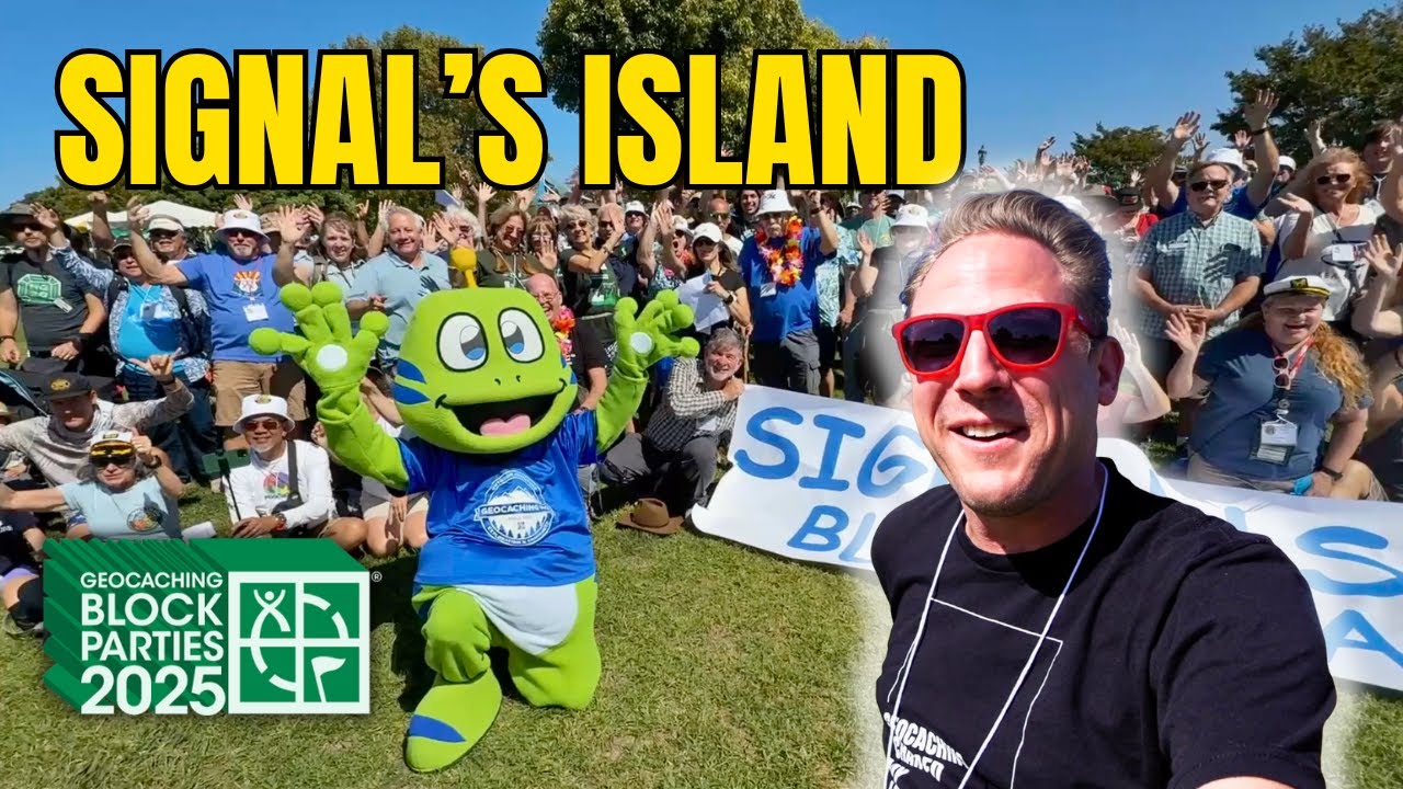 I WAS A CASTAWAY ON SIGNAL'S ISLAND! (Geocaching Block Party)