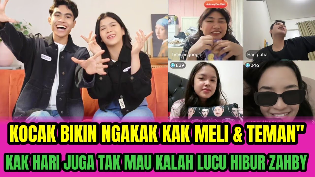 KOCAK BIKIN NGAKAK KAK MELI & TEMAN