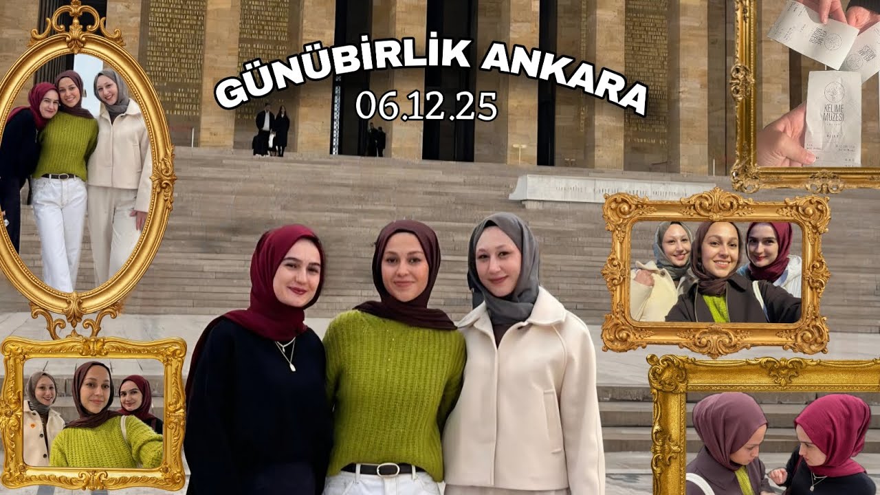 lise arkadaşlarımla günübirlik ankara!!! (ilk video umarım son olmaz🙏)